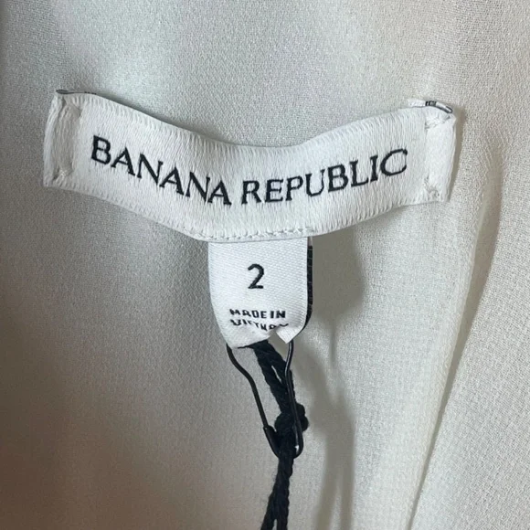 NEW Banana Republic Dress Womens 2 pink orange green water color maxi - Picture 4 of 11